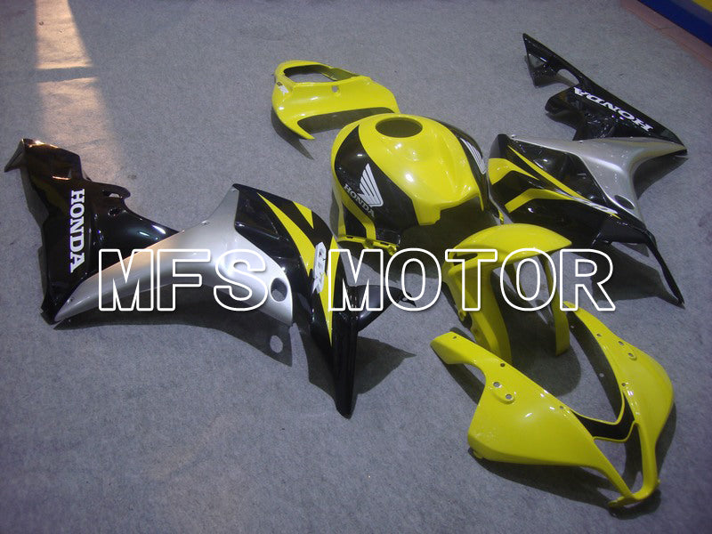 Honda CBR600RR 2007-2008 Injection ABS Fairing - Factory Style - Black Yellow - MFS5776 - Fairings Kit