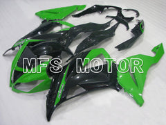 Kawasaki NINJA ZX6R 2013-2018 Injection ABS Fairing - Factory Style - Black Green - MFS5846 - Fairings Kit