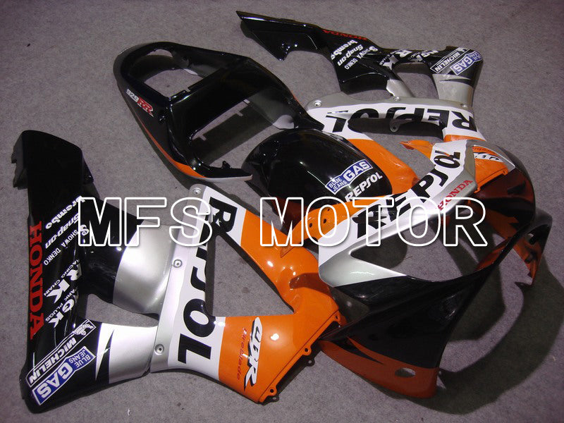 Honda CBR900RR 929 2000-2001 Injection ABS Fairing - Repsol - Black Silver Red - MFS5962 - Fairings Kit
