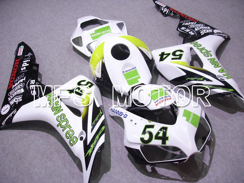 Honda CBR1000RR 2006-2007 Injection ABS Fairing - HANN Spree - White Green - MFS6047 - Fairings Kit