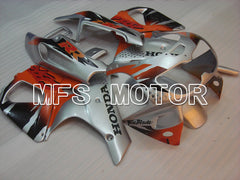 Honda CBR900RR 919 1996-1997 ABS Fairing - Fireblade - Orange Silver - MFS6117 - Fairings Kit
