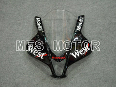 Honda CBR600RR 2007-2008 Injection ABS Fairing - West - Black White - MFS6397 - Fairings Kit