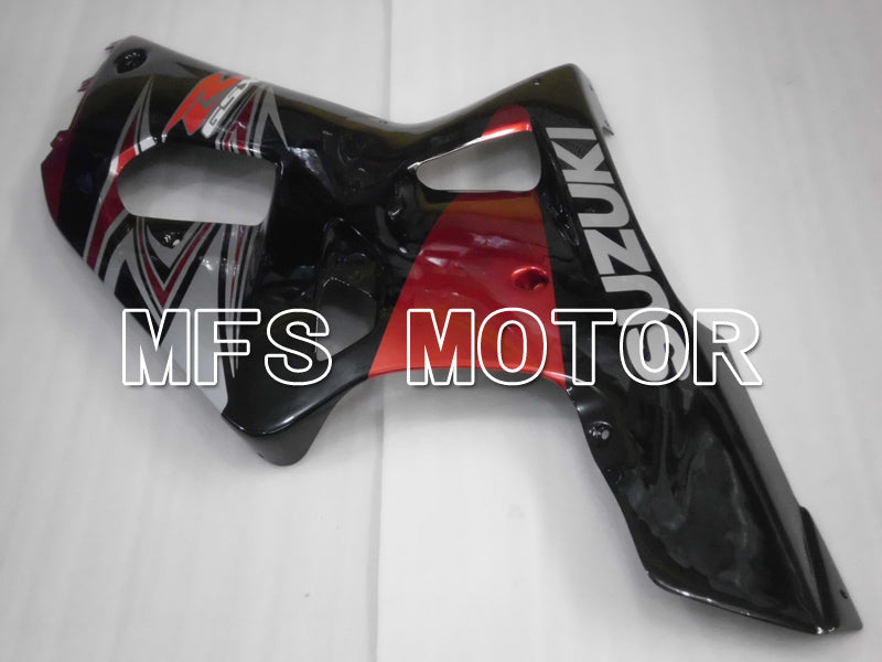 Suzuki GSXR600 2001-2003 Injection ABS Fairing - Factory Style - Black Red - MFS6422 - Fairings Kit