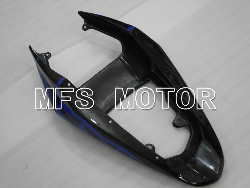 Suzuki GSXR600 GSXR750 2004-2005 Injection ABS Fairing - Flame - Black Blue - MFS6424 - Fairings Kit