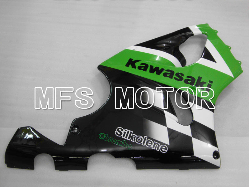 Kawasaki NINJA ZX7R 1996-2003 ABS Fairing - Factory Style - Black Green - MFS6457 - Fairings Kit