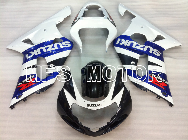 Suzuki GSXR750 2000-2003 Injection ABS Fairing - Factory Style - Black Wihte Blue - MFS7076 - Fairings Kit