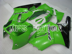 Kawasaki NINJA ZX12R 2000-2001 Injection ABS Fairing - Factory Style - Black Green - MFS4102 - Fairings Kit