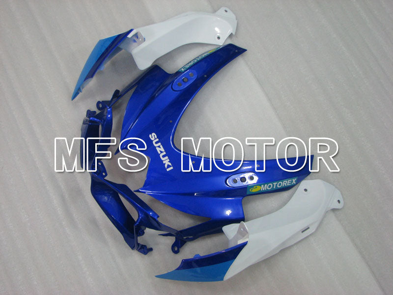 Suzuki GSXR600 GSXR750 2008-2010 Injection ABS Fairing - Rockstar - Blue White - MFS2476 - Fairings Kit