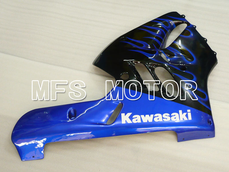 Kawasaki NINJA ZX9R 1994-1997 ABS Fairing - Flame - Black Blue - MFS3900 - Fairings Kit