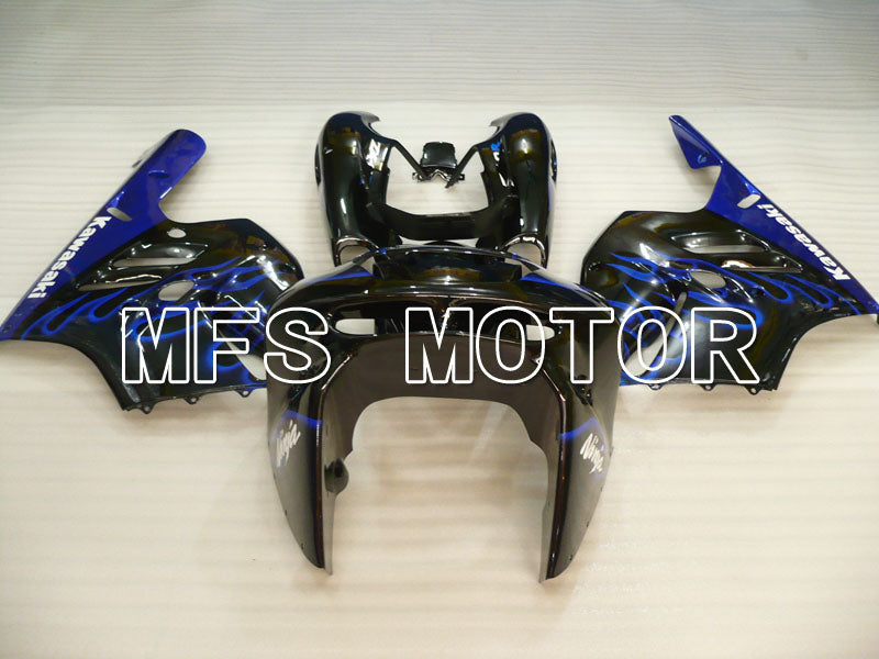 Kawasaki NINJA ZX9R 1994-1997 ABS Fairing - Flame - Black Blue - MFS3900 - Fairings Kit