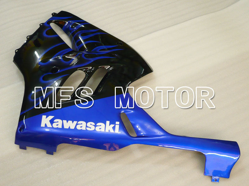 Kawasaki NINJA ZX9R 1994-1997 ABS Fairing - Flame - Black Blue - MFS3900 - Fairings Kit