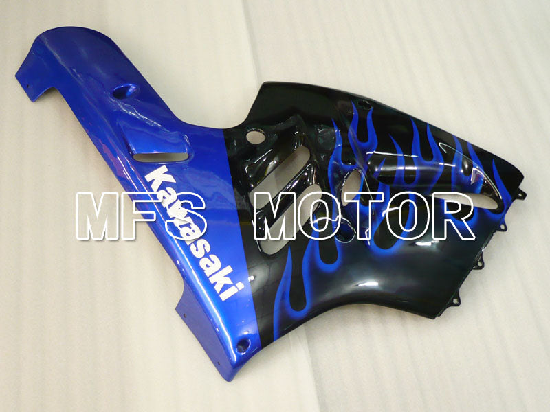 Kawasaki NINJA ZX9R 1994-1997 ABS Fairing - Flame - Black Blue - MFS3900 - Fairings Kit