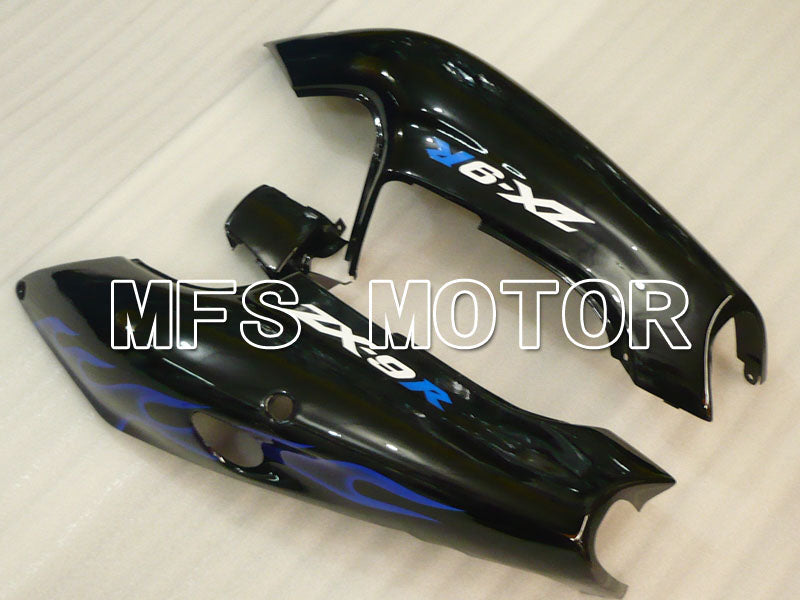 Kawasaki NINJA ZX9R 1994-1997 ABS Fairing - Flame - Black Blue - MFS3900 - Fairings Kit